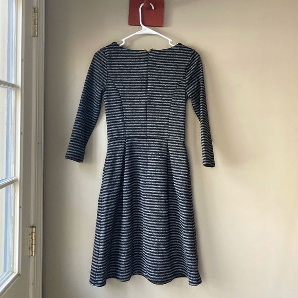 Merona Grey & Black Stripe Midi Dress XS - Picture 3 of 5